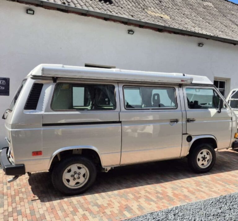 T3 Westfalia aus Kalifornien Erstlack WBX